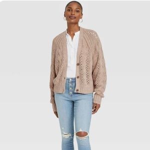 Universal Thread Cable Knit Sweater